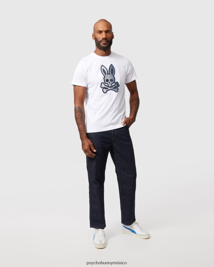 camiseta gráfica con logo degradado copa para hombre blancoR46422226 Psycho Bunny