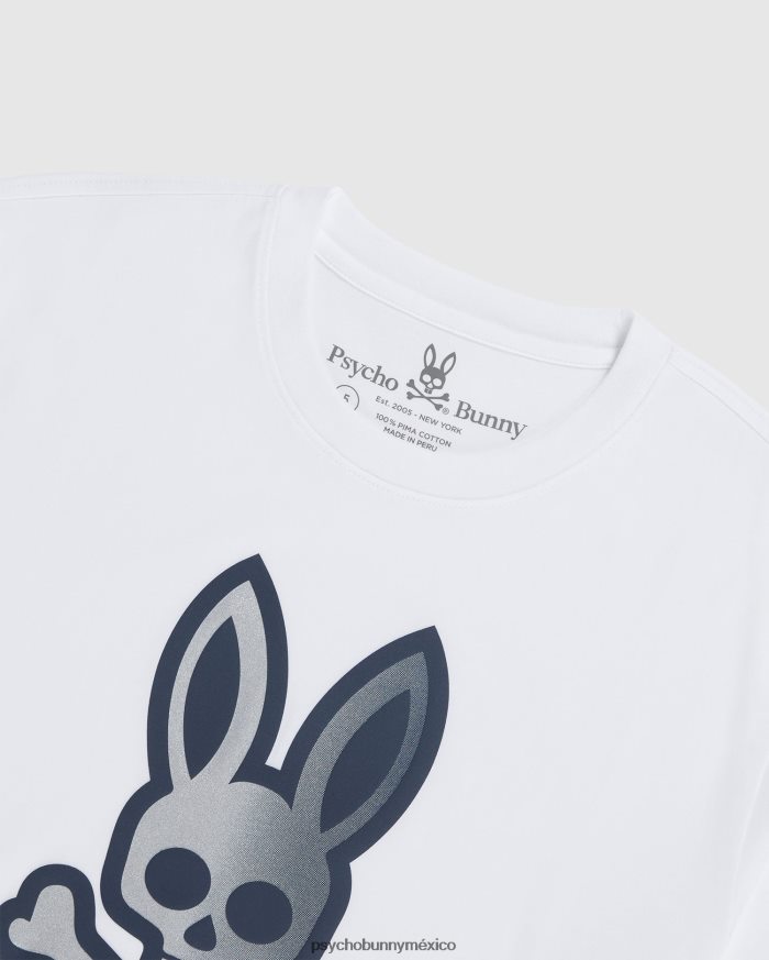 camiseta gráfica con logo degradado copa para hombre blancoR46422226 Psycho Bunny