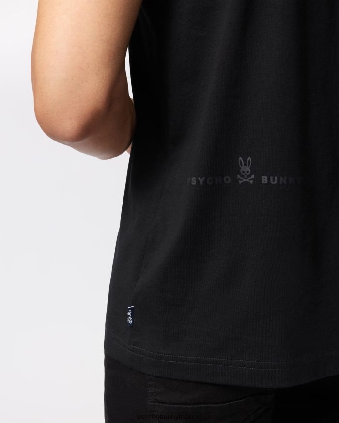 camiseta gráfica con logo degradado copa para hombre negroR46422221 Psycho Bunny