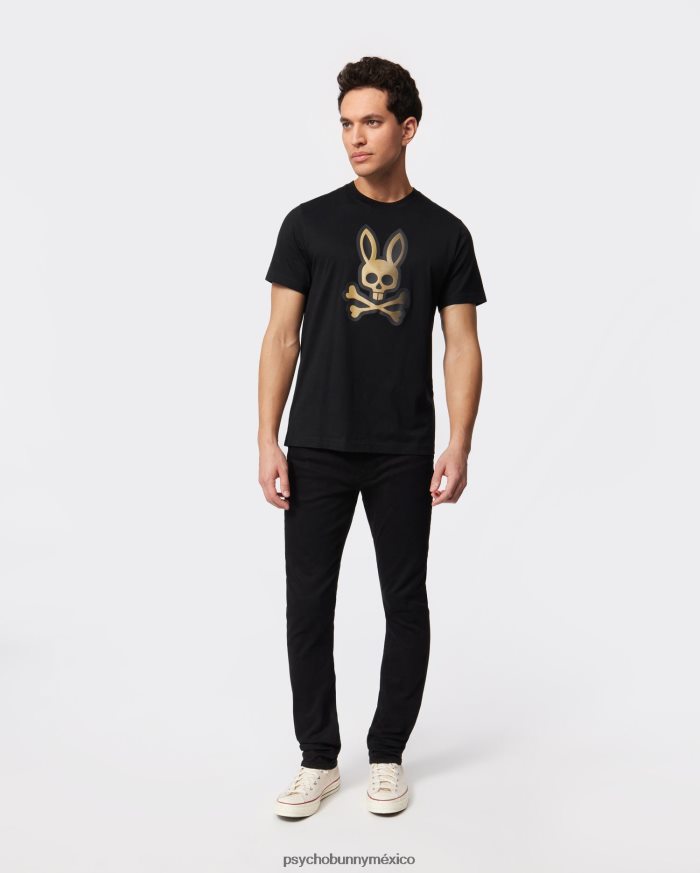 camiseta gráfica con logo degradado copa para hombre negroR46422221 Psycho Bunny