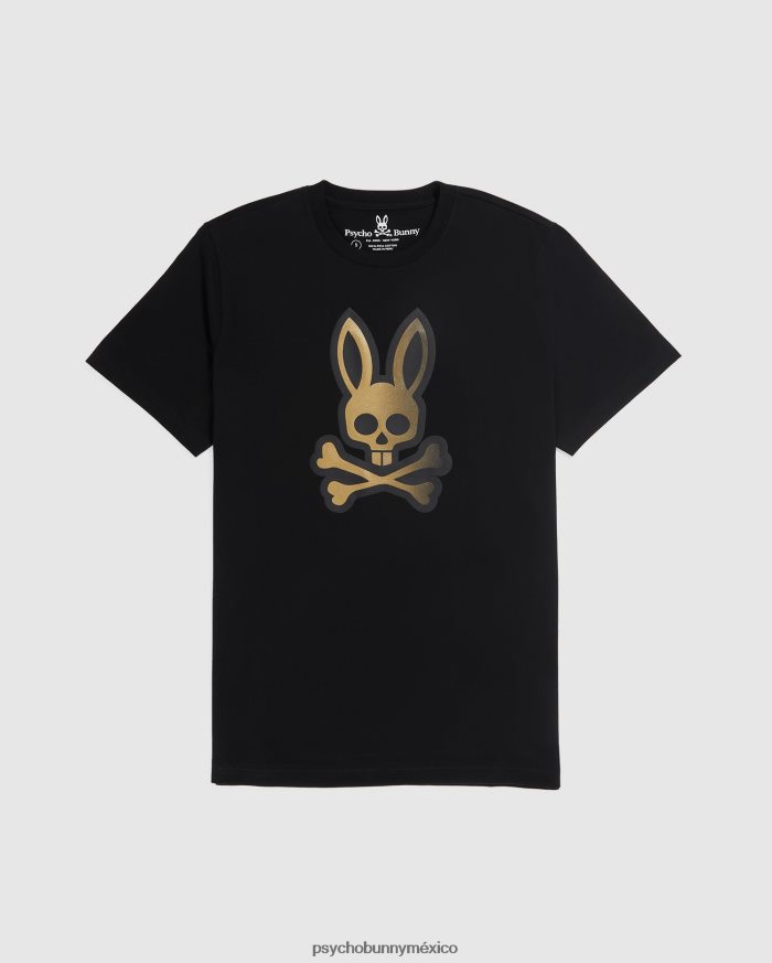 camiseta gráfica con logo degradado copa para hombre negroR46422221 Psycho Bunny