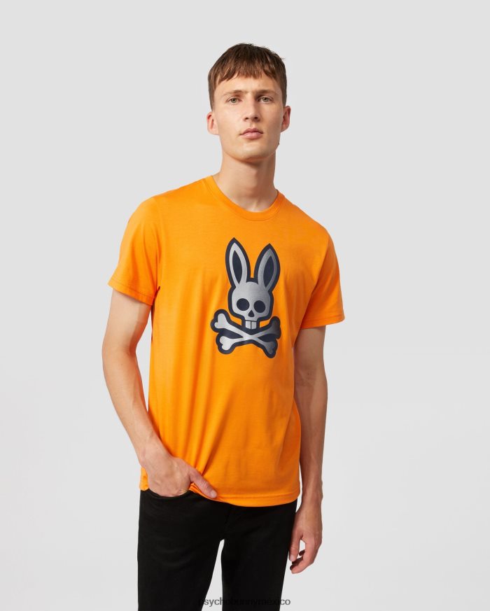 camiseta gráfica con logo degradado copa para hombre piel de naranjaR46422255 Psycho Bunny