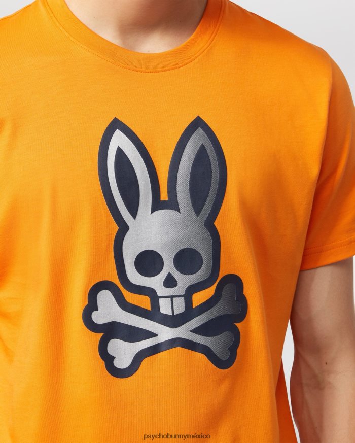 camiseta gráfica con logo degradado copa para hombre piel de naranjaR46422255 Psycho Bunny