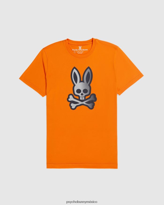 camiseta gráfica con logo degradado copa para hombre piel de naranjaR46422255 Psycho Bunny