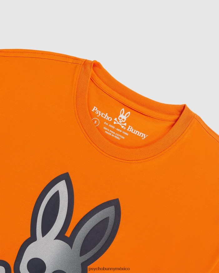 camiseta gráfica con logo degradado copa para hombre piel de naranjaR46422255 Psycho Bunny