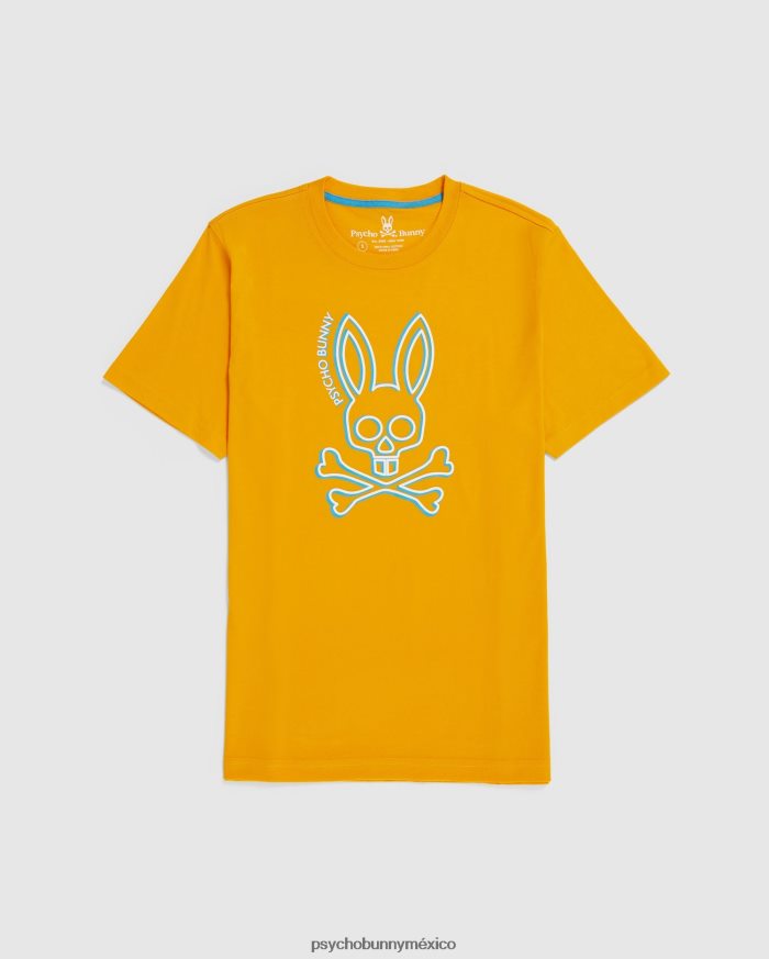 camiseta gráfica de alta densidad gresham para hombre azafránR46422245 Psycho Bunny
