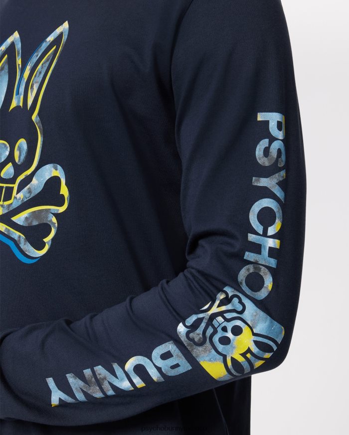 camiseta gráfica de manga larga meyer para hombre ArmadaR46422205 Psycho Bunny