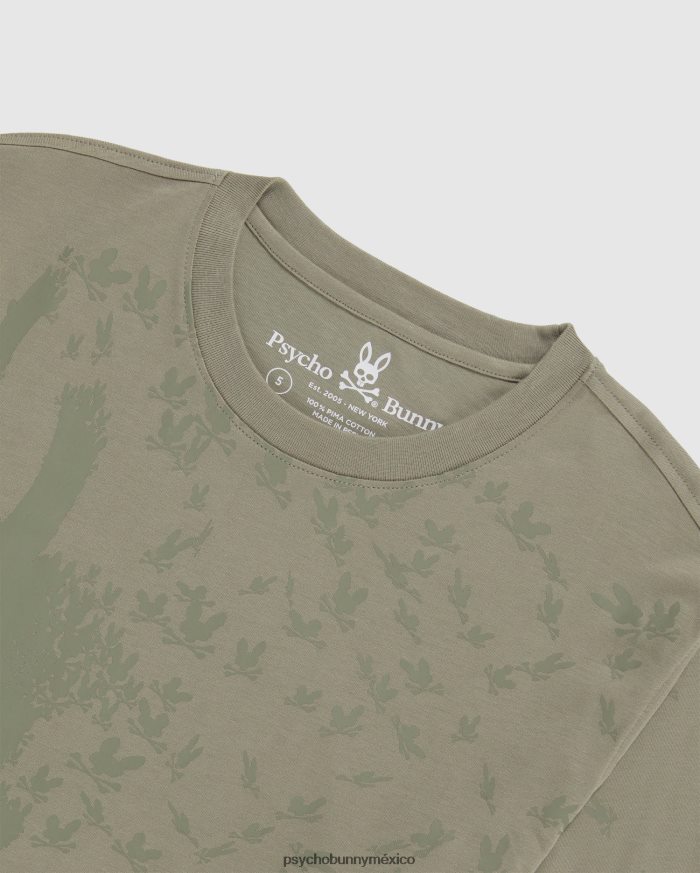 camiseta gráfica de manga larga mullen para hombre arena mojadaR46422140 Psycho Bunny