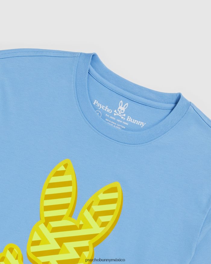 camiseta gráfica del conejito pisani para hombre cielo de montanaR46422171 Psycho Bunny