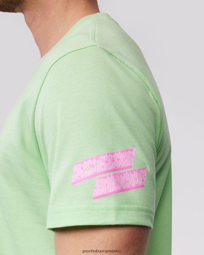 camiseta gráfica del conejito pisani para hombre menta heladaR46422160 Psycho Bunny