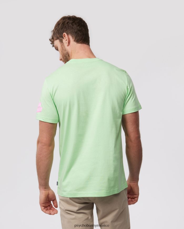camiseta gráfica del conejito pisani para hombre menta heladaR46422160 Psycho Bunny