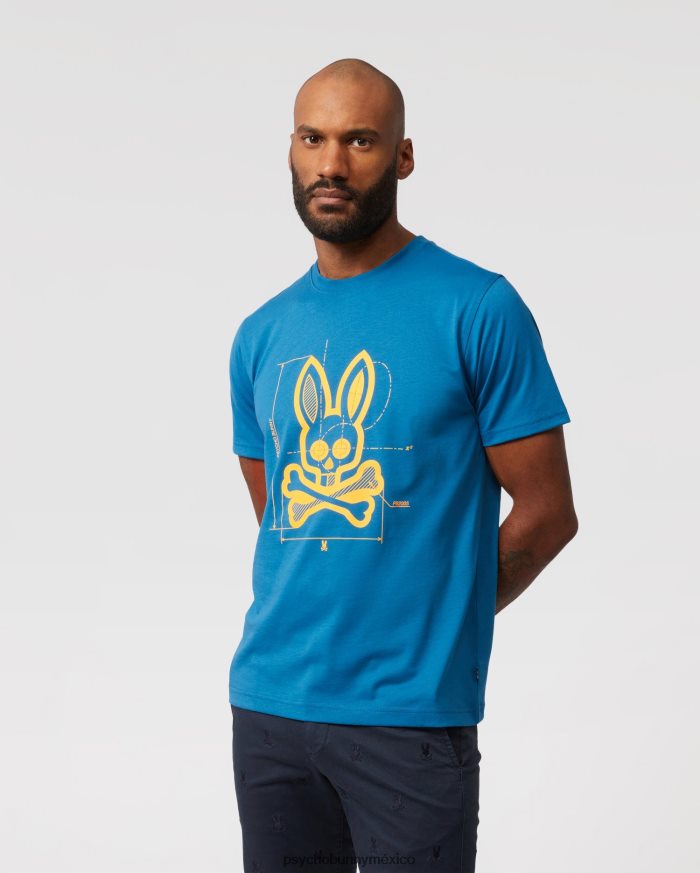 camiseta gráfica depoe para hombre Mar EgeoR46422258 Psycho Bunny