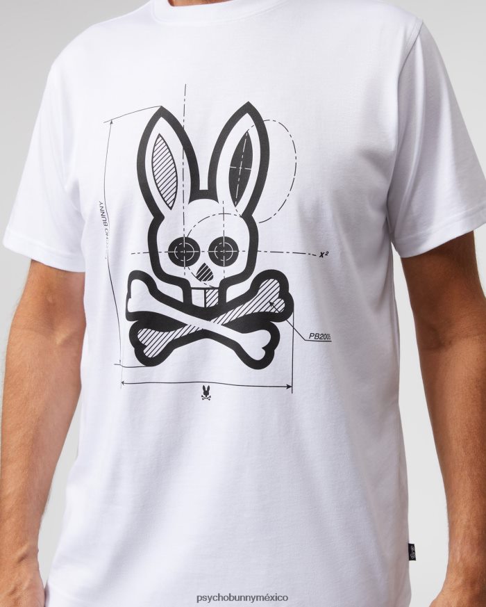 camiseta gráfica depoe para hombre blancoR46422261 Psycho Bunny