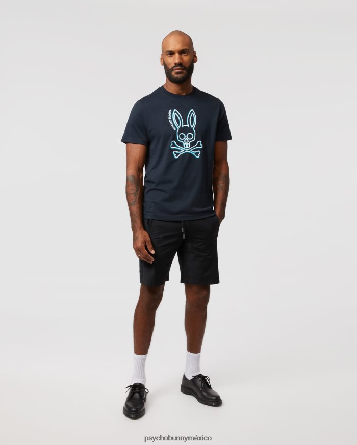 camiseta gráfica gresham para hombre ArmadaR46422239 Psycho Bunny