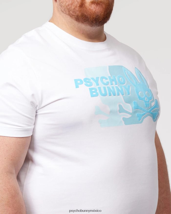 camiseta gráfica kona grande y alta para hombre blancoR46422406 Psycho Bunny