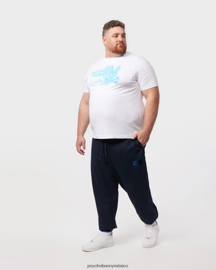 camiseta gráfica kona grande y alta para hombre blancoR46422406 Psycho Bunny