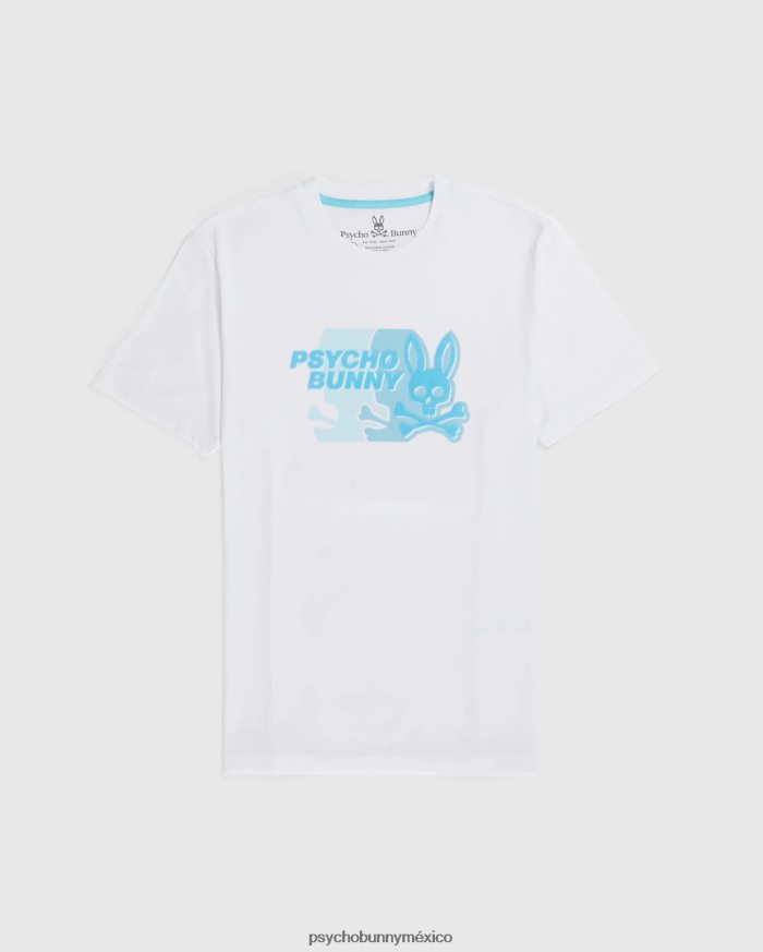 camiseta gráfica kona grande y alta para hombre blancoR46422406 Psycho Bunny