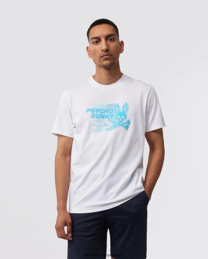 camiseta gráfica kona para hombre blancoR46422128 Psycho Bunny
