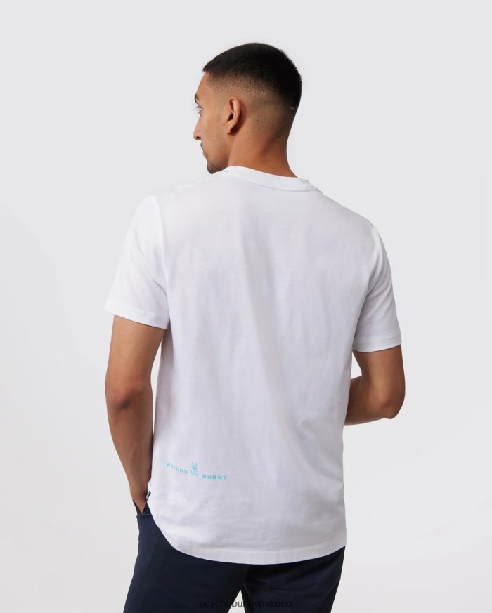 camiseta gráfica kona para hombre blancoR46422128 Psycho Bunny