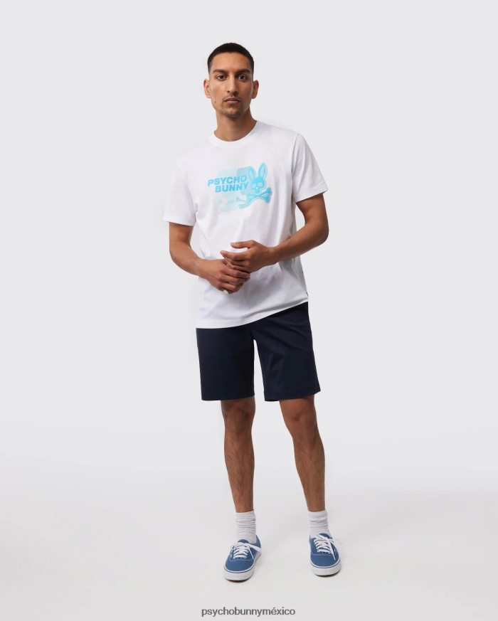 camiseta gráfica kona para hombre blancoR46422128 Psycho Bunny