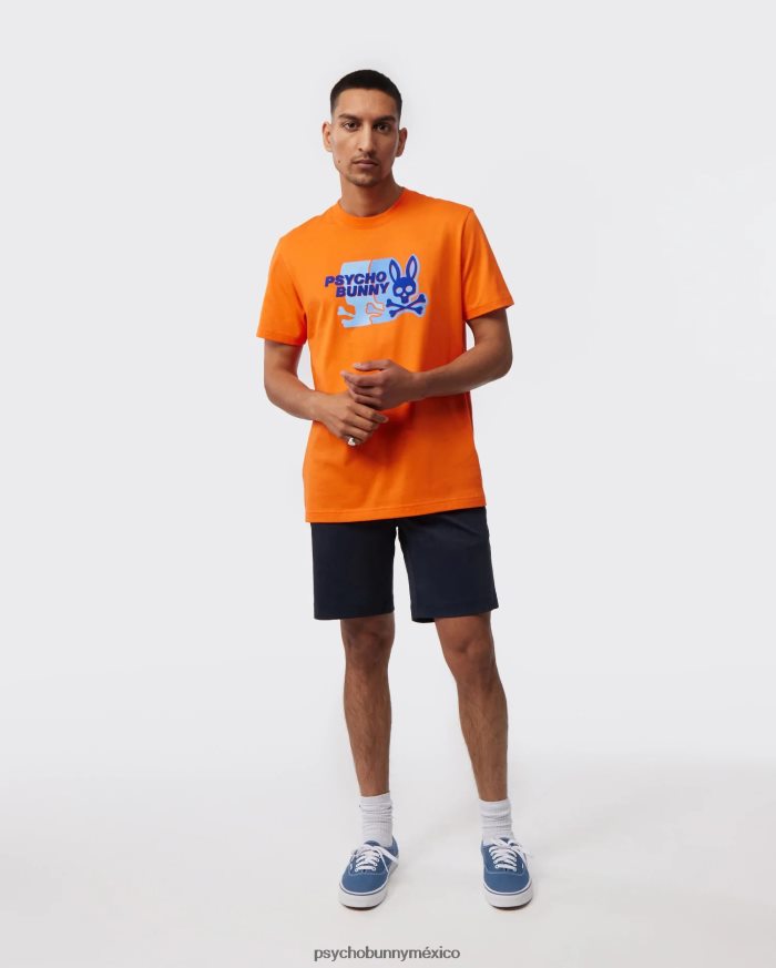 camiseta gráfica kona para hombre ibis escarlataR46422162 Psycho Bunny