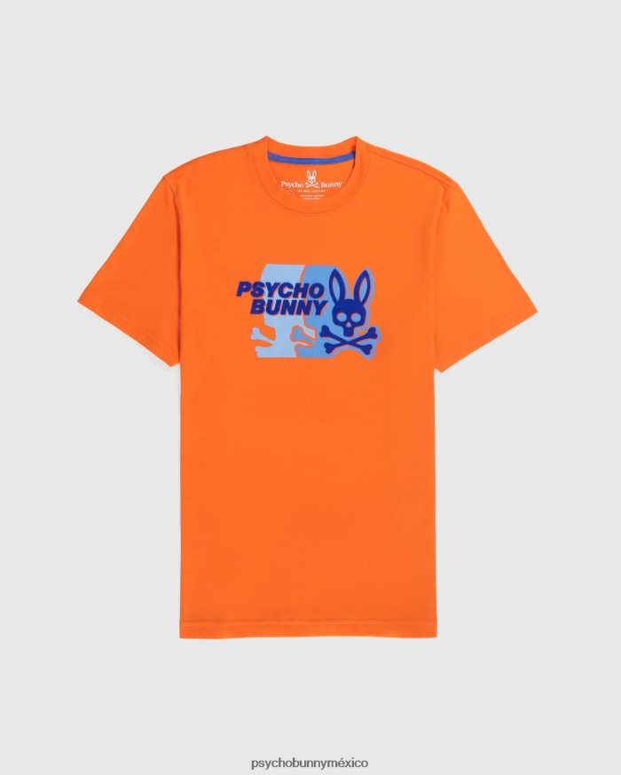 camiseta gráfica kona para hombre ibis escarlataR46422162 Psycho Bunny