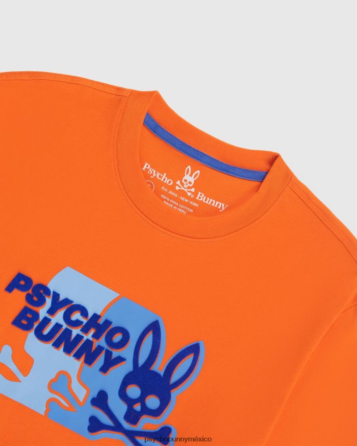 camiseta gráfica kona para hombre ibis escarlataR46422162 Psycho Bunny