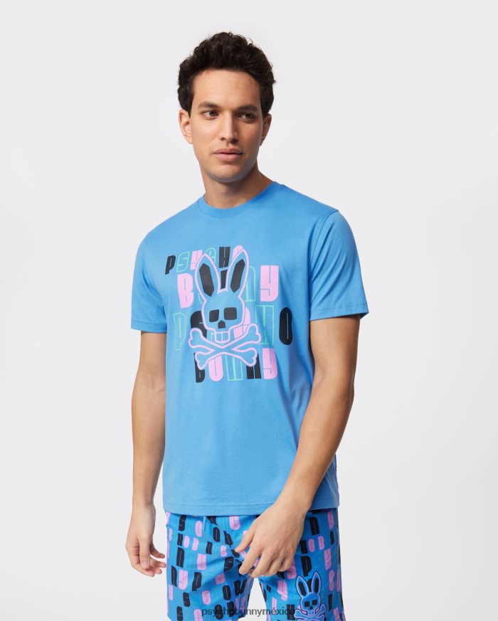 camiseta gráfica krome para hombre regataR46422217 Psycho Bunny