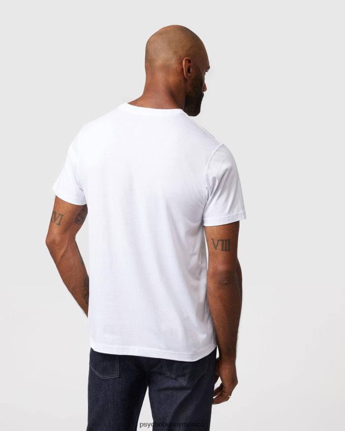 camiseta gráfica mercer para hombre blancoR46422267 Psycho Bunny