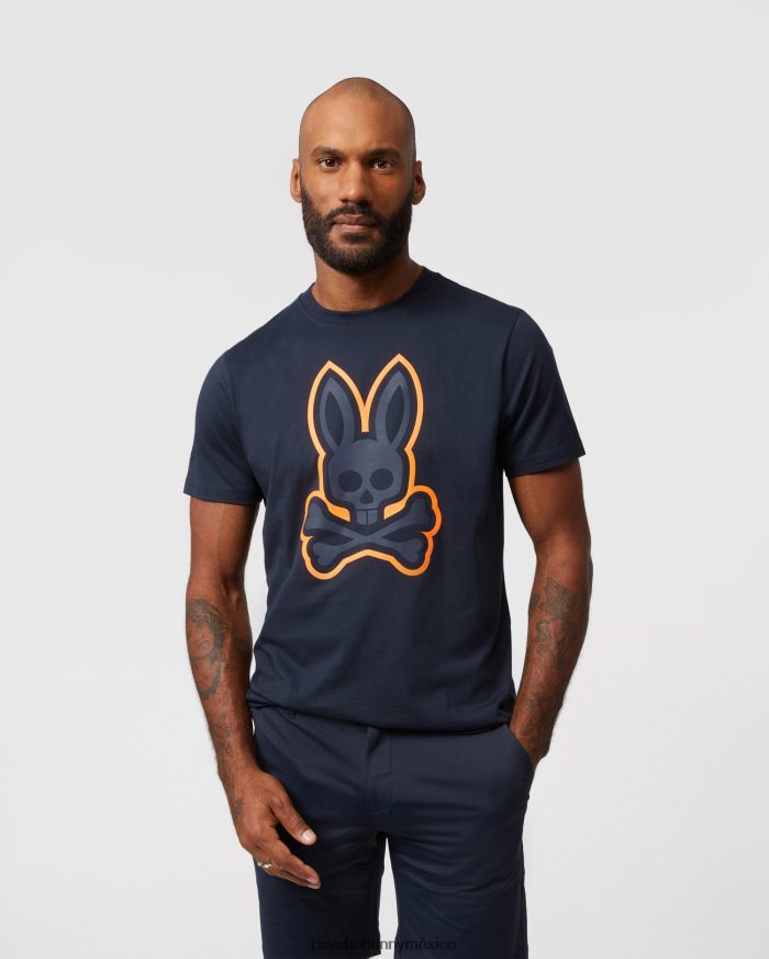 camiseta gráfica percy para hombre ArmadaR46422225 Psycho Bunny