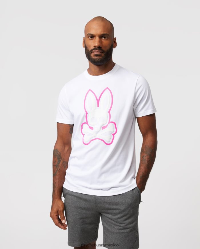 camiseta gráfica percy para hombre blancoR46422222 Psycho Bunny