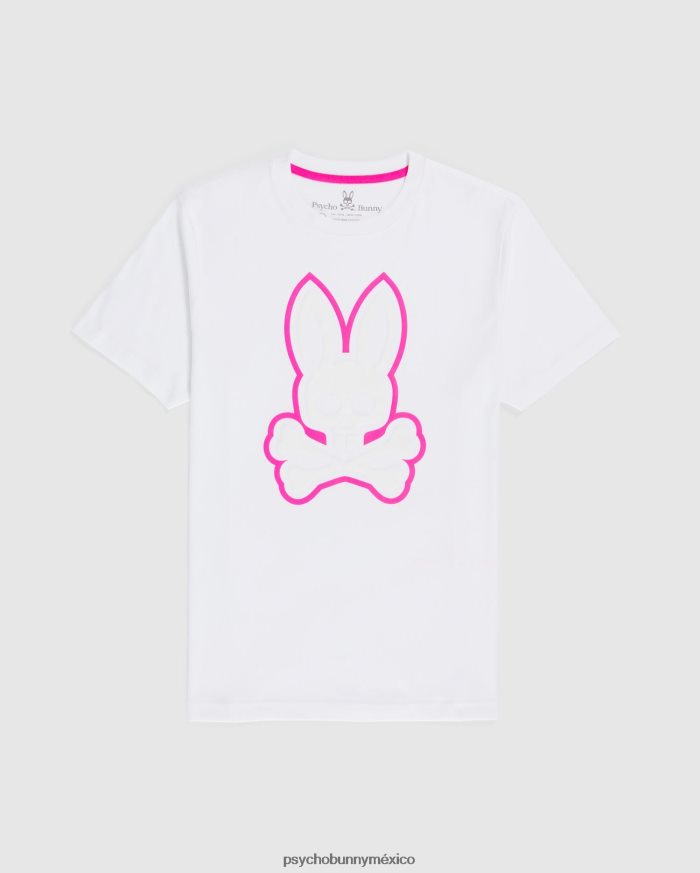 camiseta gráfica percy para hombre blancoR46422222 Psycho Bunny