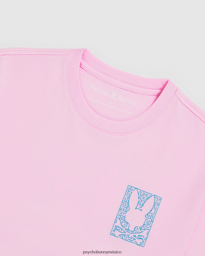 camiseta gráfica pisani grande y alta para hombre rosa puroR46422402 Psycho Bunny