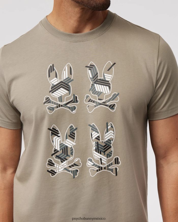 camiseta gráfica plaza para hombre arena mojadaR46422169 Psycho Bunny