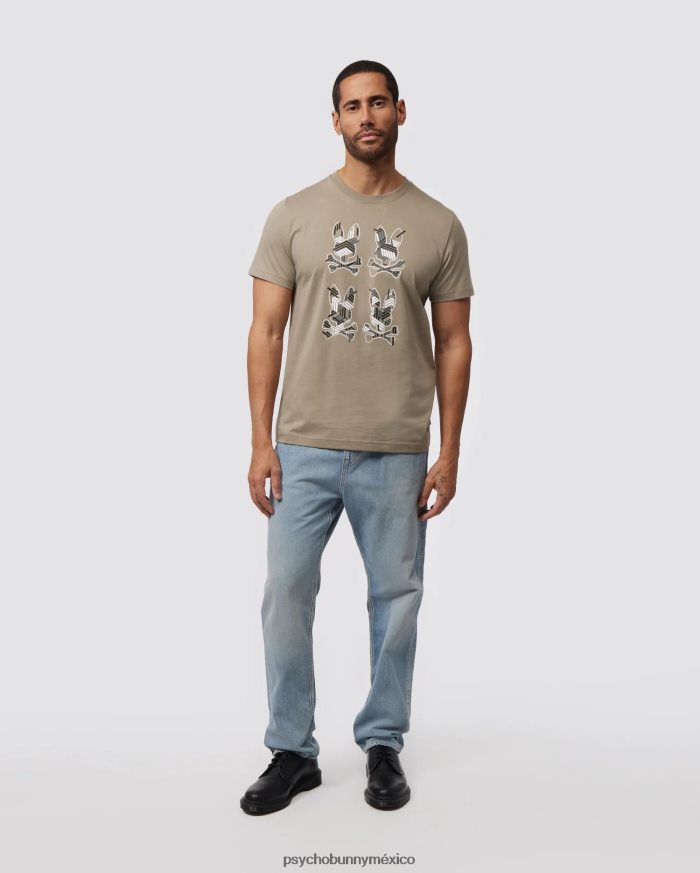 camiseta gráfica plaza para hombre arena mojadaR46422169 Psycho Bunny