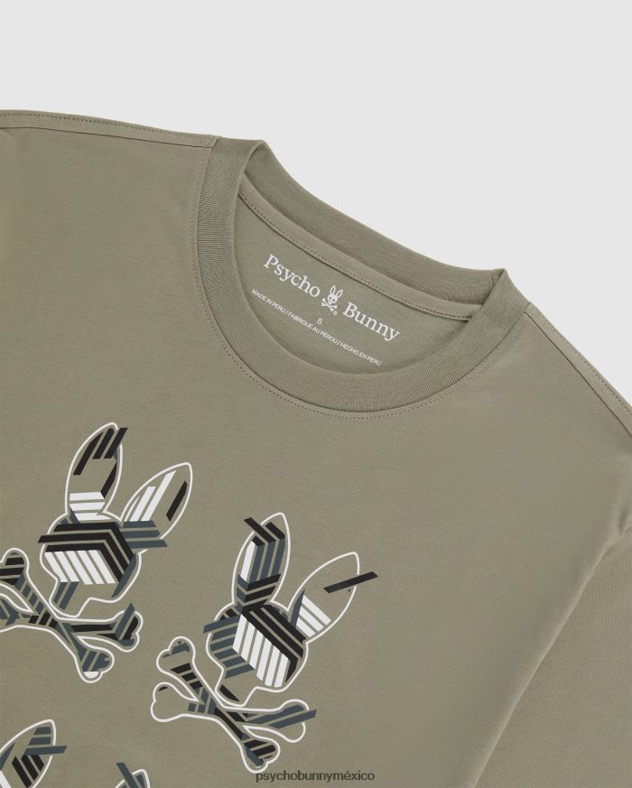 camiseta gráfica plaza para hombre arena mojadaR46422169 Psycho Bunny