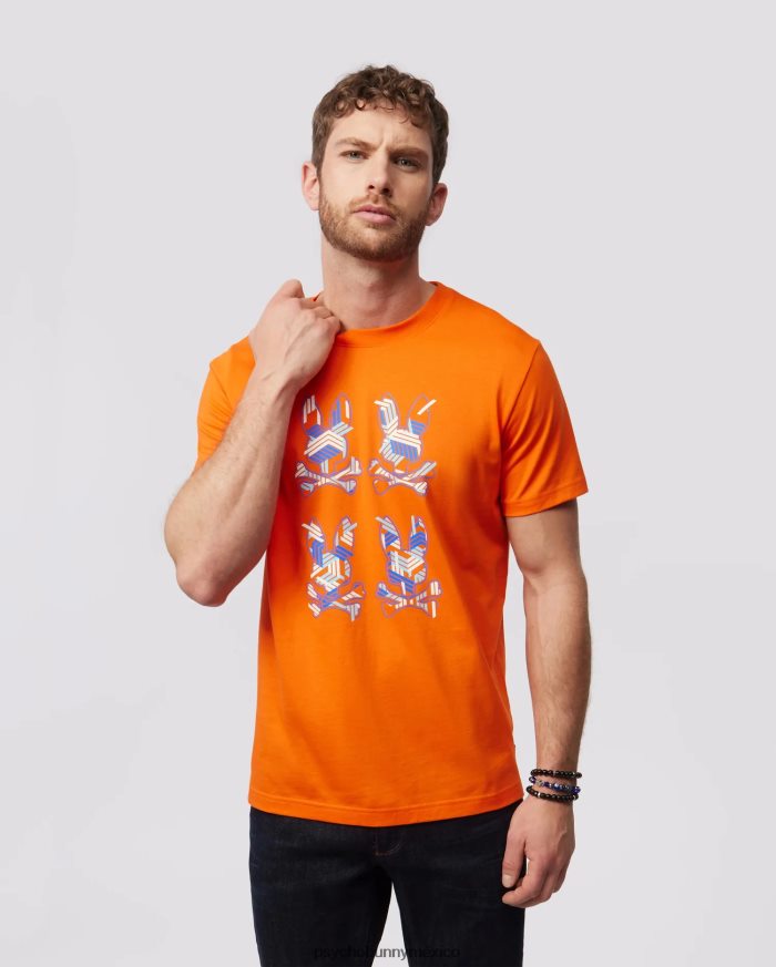 camiseta gráfica plaza para hombre ibis escarlataR46422170 Psycho Bunny