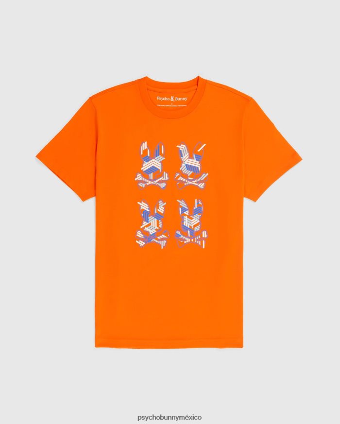 camiseta gráfica plaza para hombre ibis escarlataR46422170 Psycho Bunny