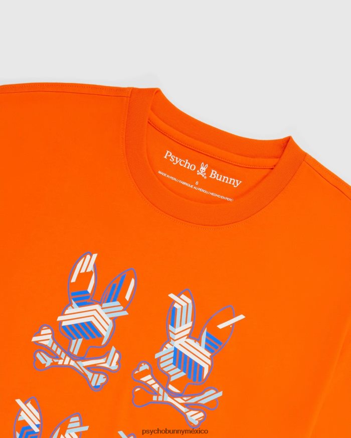 camiseta gráfica plaza para hombre ibis escarlataR46422170 Psycho Bunny