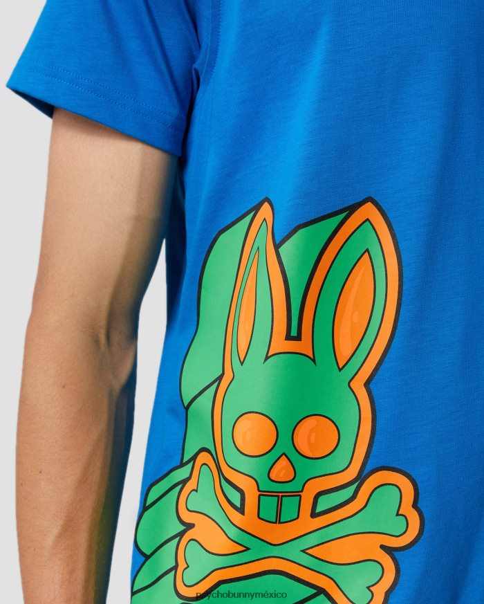 camiseta gráfica roxy para hombre azul de delftR46422257 Psycho Bunny