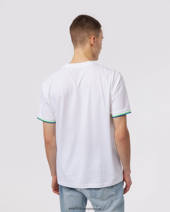 camiseta hilsboro chest hit multi bunny para hombre blancoR46422220 Psycho Bunny