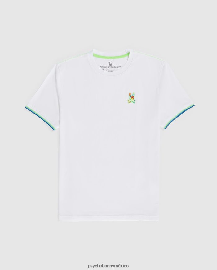 camiseta hilsboro chest hit multi bunny para hombre blancoR46422220 Psycho Bunny