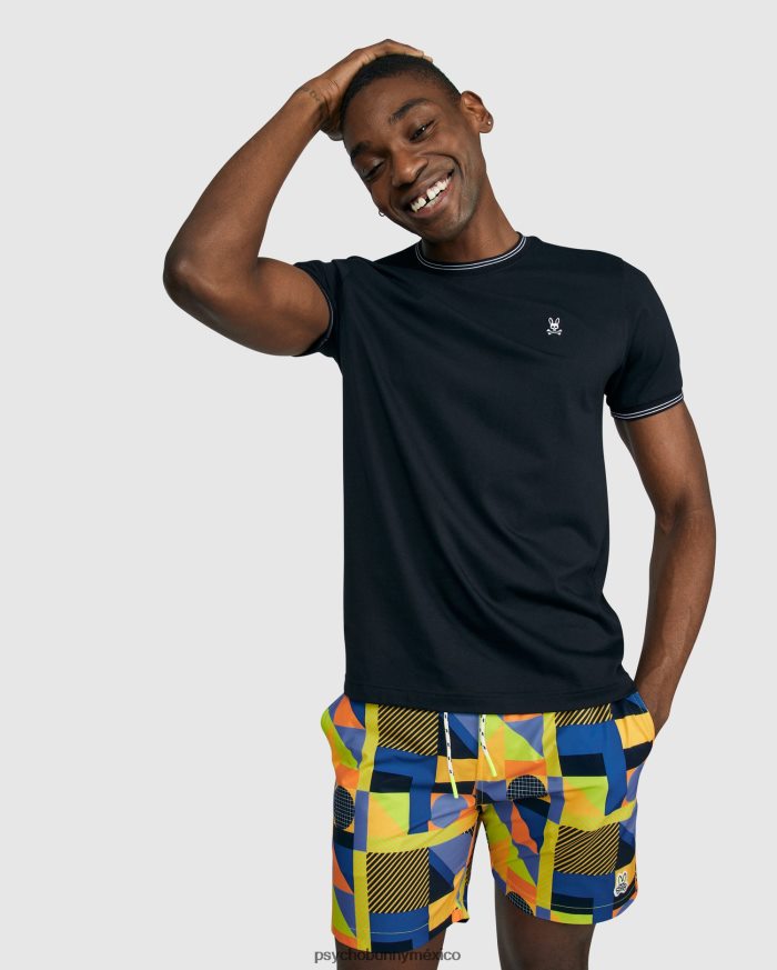 camiseta logan para hombre negroR46422191 Psycho Bunny