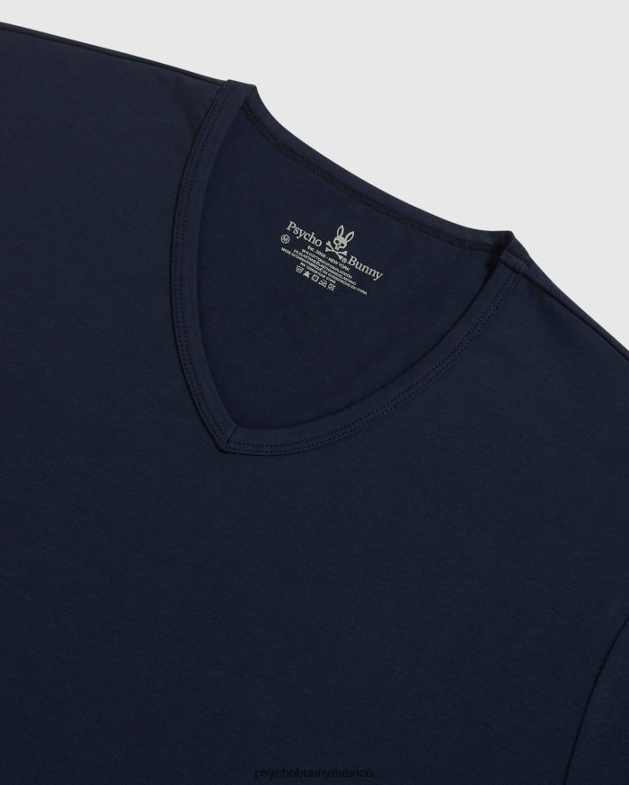 ropa interior para hombre paquete de 2 camisetas con cuello en v Azul marinoR46422755 Psycho Bunny