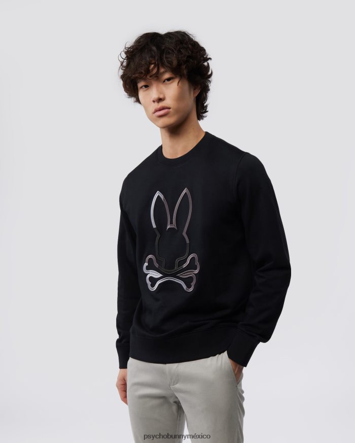 sudadera calle hombre negroR46422329 Psycho Bunny