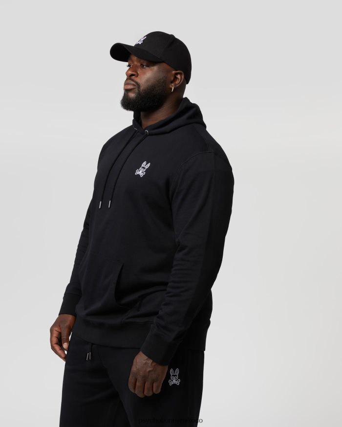 sudadera con capucha bordada gresham grande y alto para hombre negroR46422423 Psycho Bunny