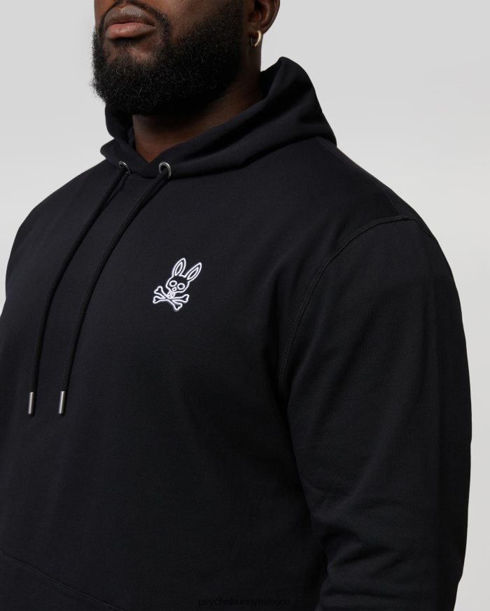 sudadera con capucha bordada gresham grande y alto para hombre negroR46422423 Psycho Bunny