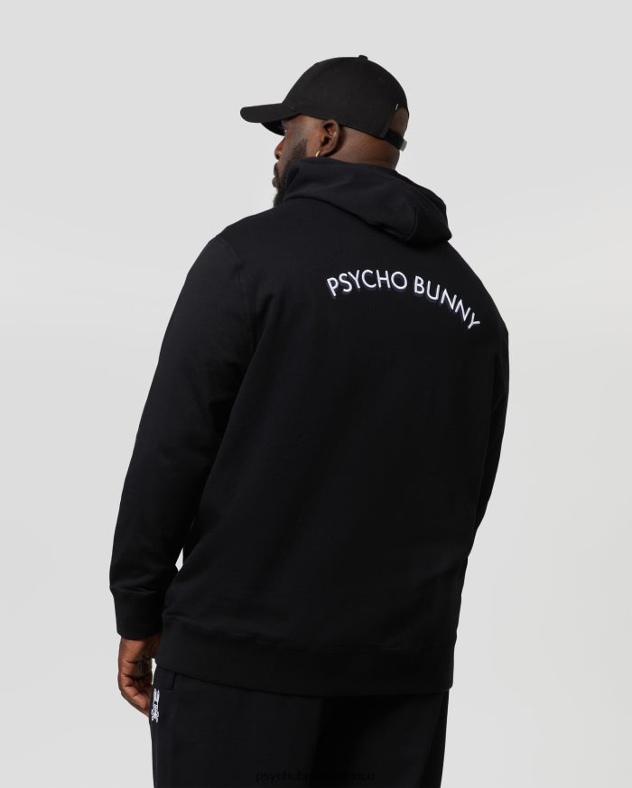 sudadera con capucha bordada gresham grande y alto para hombre negroR46422423 Psycho Bunny