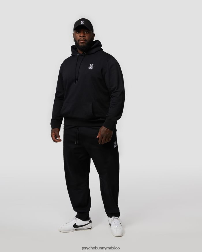 sudadera con capucha bordada gresham grande y alto para hombre negroR46422423 Psycho Bunny
