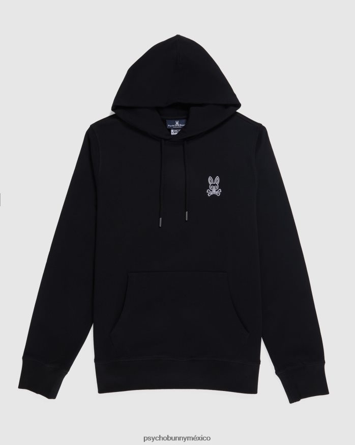 sudadera con capucha bordada gresham grande y alto para hombre negroR46422423 Psycho Bunny